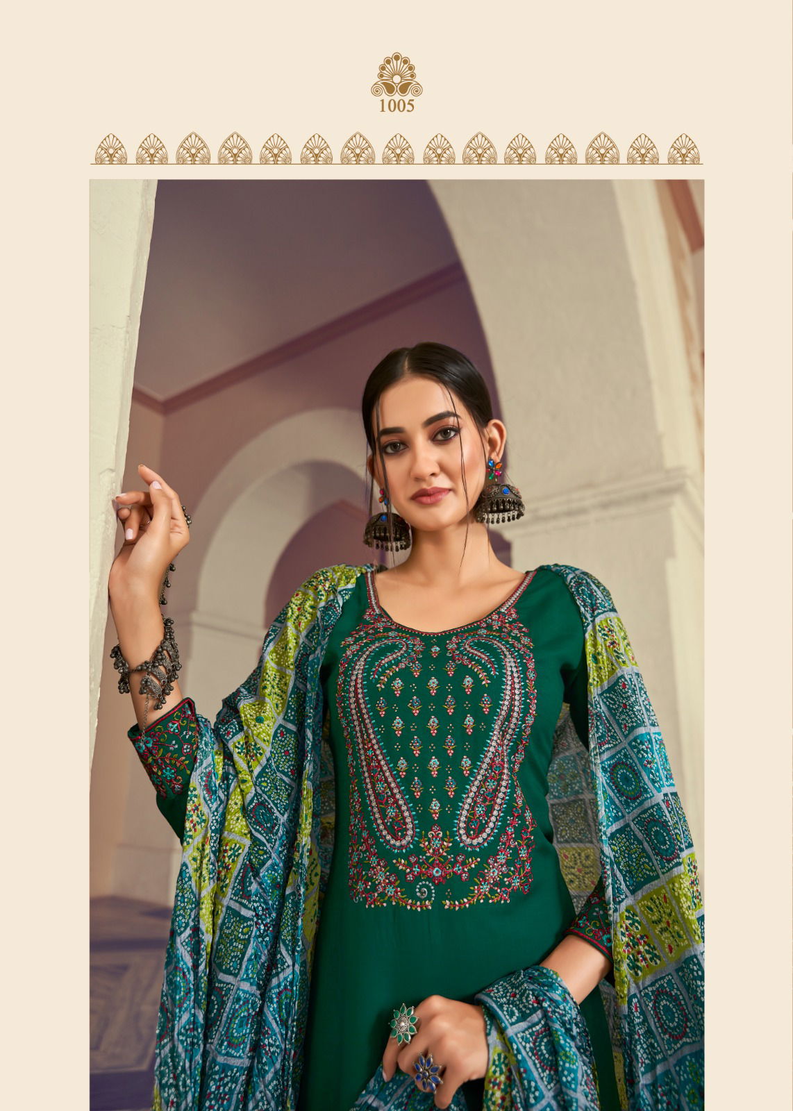 Lehariya By Hermitage Viscose Rayon Dress Material Catalog